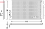 Kondensaator,kliimaseade DENSO DCN05014