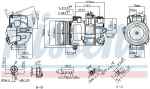 Kompressor,kliimaseade NISSENS 890696