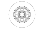 Piduriketas TRW DF6549BS