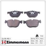 Piduriklotsi komplekt,ketaspidur ZIMMERMANN 24170.195.1