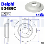 Piduriketas DELPHI BG4559C