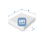 Filter,salongi&otilde;hk UFI 53.087.00