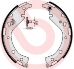 Piduriklotside komplekt BREMBO S 83 549