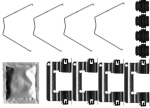 Lisakomplekt, ketaspiduriklotsid TEXTAR 82552100