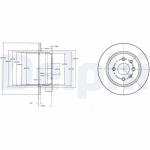 Piduriketas DELPHI BG2635