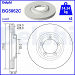 Piduriketas DELPHI BG5062C