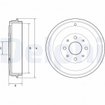 Piduritrummel DELPHI BF503