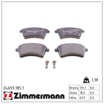 Piduriklotsi komplekt,ketaspidur ZIMMERMANN 24693.185.1