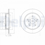 Piduriketas DELPHI BG4222