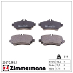 Piduriklotsi komplekt,ketaspidur ZIMMERMANN 23070.195.1