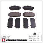 Piduriklotsi komplekt,ketaspidur ZIMMERMANN 23463.170.1