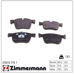 Piduriklotsi komplekt,ketaspidur ZIMMERMANN 25833.170.1