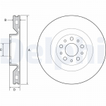 Piduriketas DELPHI BG4556
