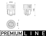 Salongipuhur MAHLE AB 416 000P
