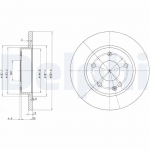 Piduriketas DELPHI BG3394