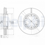 Piduriketas DELPHI BG3817
