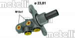 Peapiduri silinder METELLI 05-1220