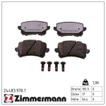 Piduriklotsi komplekt,ketaspidur ZIMMERMANN 24483.970.1
