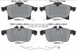 Piduriklotsi komplekt,ketaspidur TEXTAR 2383204