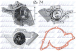 Veepump, mootori jahutus DOLZ A175