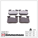 Piduriklotsi komplekt,ketaspidur ZIMMERMANN 25028.181.1