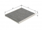 Filter,salongi&otilde;hk BOSCH 1 987 435 583
