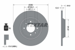 Brake Disc TEXTAR 92231303