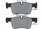 Piduriklotsi komplekt,ketaspidur TEXTAR 2550601