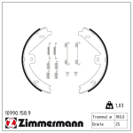 Piduriklotside komplekt,seisupidur ZIMMERMANN 10990.158.9