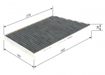 Filter,salongi&otilde;hk BOSCH 1 987 432 370