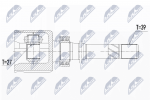 Liigendlaager, veov&otilde;ll NTY NPW-PL-060