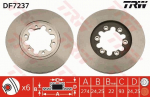 Piduriketas TRW DF7237