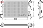 Radiaator,mootorijahutus DENSO DRM20131