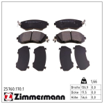 Piduriklotsi komplekt,ketaspidur ZIMMERMANN 25760.170.1