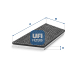 Filter,salongi&otilde;hk UFI 54.194.00