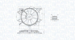 Ventilaator,mootorijahutus MAGNETI MARELLI 069422789010