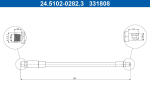 Pidurivoolik ATE 24.5102-0282.3