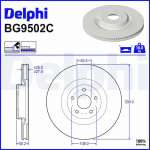Piduriketas DELPHI BG9502C