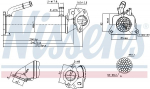 Radiaator,heitgaaside tagasijooks NISSENS 989322