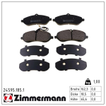 Piduriklotsi komplekt,ketaspidur ZIMMERMANN 24595.185.1