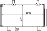 Kondensaator,kliimaseade MAHLE AC 610 000S