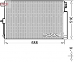 Kondensaator,kliimaseade DENSO DCN06019