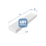 Filter,salongi&otilde;hk UFI 53.162.00