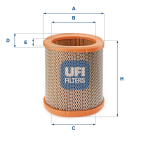 &Otilde;hufilter UFI 27.258.00
