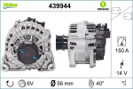 Generaator VALEO 439944