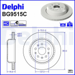 Piduriketas DELPHI BG9515C