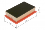 &Otilde;hufilter BOSCH F 026 400 589