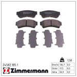 Piduriklotsi komplekt,ketaspidur ZIMMERMANN 24582.185.1