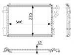 Kondensaator,kliimaseade MAHLE AC 48 000P