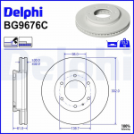 Piduriketas DELPHI BG9676C